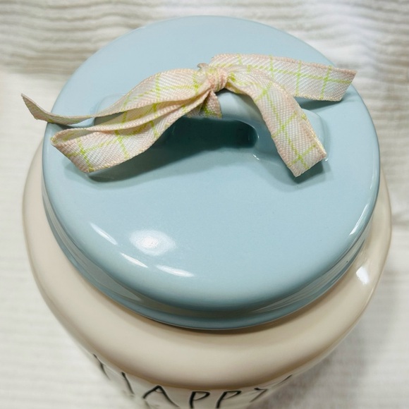 Rae Dunn Happy Spring canister with lid. NEW condition. - Picture 2 of 7